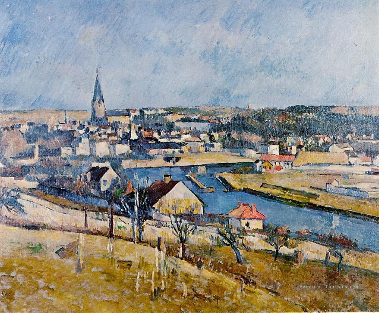 Ile de France Paysage 2 Paul Cézanne Peintures à l'huile